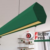 Linear Lamp Pendant LED - PACO patina green- 0.5m - 1m - 1.5m - 2m