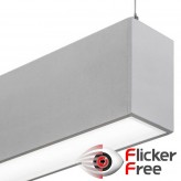 Linearlampe Pendelleuchte - MÜNCHEN SILBER - 0,5 m - 1 m - 1,5 m - 2 m - IP20