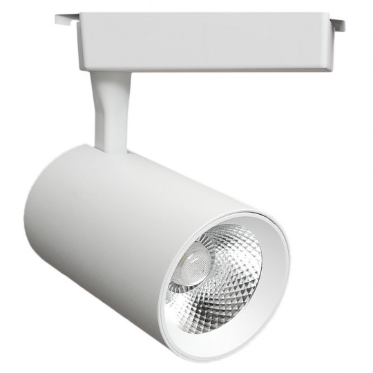 Foco LED 30W PARMA Blanco Carril Monofásico CRI +92