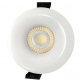 Empotrable LED 8W -  IP65 - Circular Blanco - Dimable - CCT- Especial Baños - Exterior