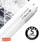 Tube LED 25W Verre 150cm T8 - 160 Lm/W - MAX LUMENS - 4000Lm