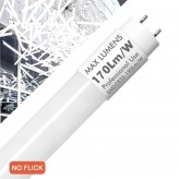 PACK 10 - LED Röhre Glas - 20W PRO  - 120cm T8 - 170 Lm/W - PRO MAX LUMENS - 3400Lm - NO FLICK