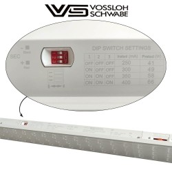 Foco LED 66W LINEAL  -  VOSSLOH -  ARENDAL  Blanco  Carril TRIFÁSICO - 150cm