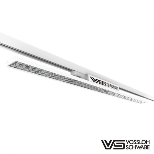 Foco LED 66W LINEAL  -  VOSSLOH -  ARENDAL  Blanco  Carril TRIFÁSICO - 150cm