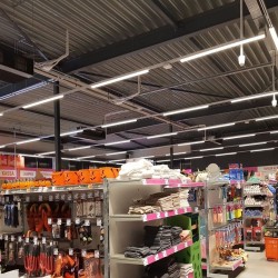 Foco LED 66W LINEAR  ARENDAL Calha TRIFASICO - 150cm