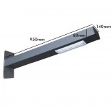 Street lamp - wall bracket - LED 50W Wanda - Rectangular