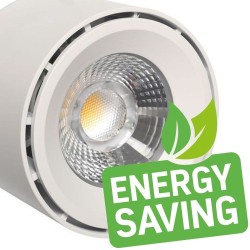 Foco LED 40W - 34W  ODENSE Branco GXTronic Driver Calha Monofásico - CRI+92