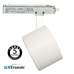 40W - 34W LED Tracklight ODENSE White  GXTronic Driver - Single Phase Track - CRI+92