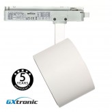 40W - 34W LED Tracklight ODENSE White  GXTronic Driver - Single Phase Track - CRI+92