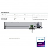 Driver LED  Philips XITANIUM  para trilho trifásico 32W/a 0.7-0.8A 40V 3CB 230V  - 5 anos de garantia