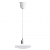 Lâmpada suspensa LED 26W - Branco - Prato - E27