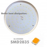 26W LED Pendant Lamp - White - E27 - Plate
