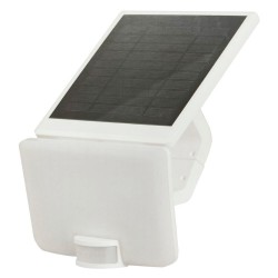 Projector Solar 12W - Branco - com Sensor de Presença PIR - 4000K