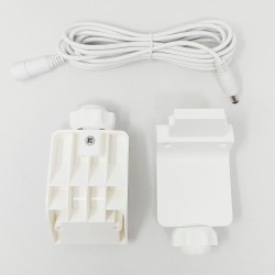 12W Solar Floodlight - White - with PIR Presence Sensor - 4000K