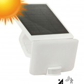 Projector Solar 12W - Branco - com Sensor de Presença PIR - 4000K