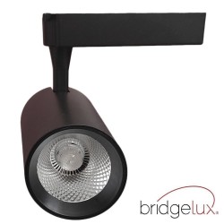 Foco LED 30W PARMA Negro Carril Monofásico CRI +92