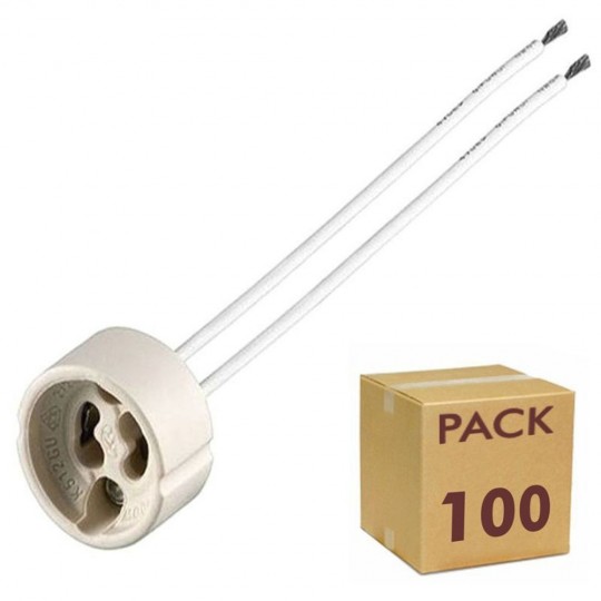 BAG Pack 100 units GU10 Socket