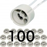 BAG 100er Pack Lampenfassungen GU10 (100St.)