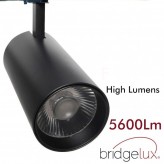 LED Strahler 40W -34W - FARUM - Schwarz - 3-Phasen Schienensystem - CRI+92 - UGR13 - HIGH LUMEN 140Lm/W