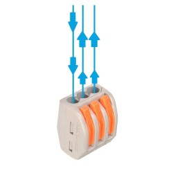 Quick Connector - 3 Entries - PCT-212 for Electrical Cable