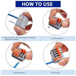 Quick Connector - 5 Entries - PCT-212 for Electrical Cable