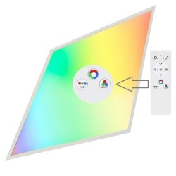 LED Panel 60x60 - Dimmable - 40W CCT + RGB  + SMART Google - Alexa