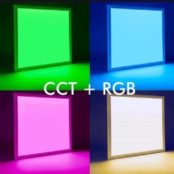 Panel LED 60x60 - Dimable - 40W CCT + RGB + SMART Google - Alexa