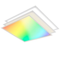 LED Panel 60x60 - Dimmable - 40W CCT + RGB  + SMART Google - Alexa