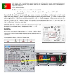 Driver regulable DALI 42W - 3v-42v - 600mA-1100mA - IP20