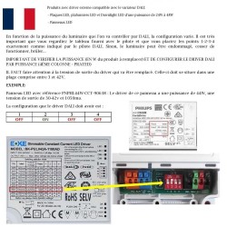 Driver regulable DALI 42W - 3v-42v - 600mA-1100mA - IP20