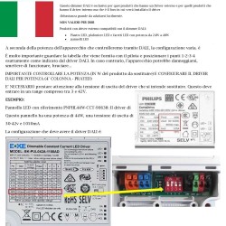 Driver regulable DALI 42W - 3v-42v - 600mA-1100mA - IP20