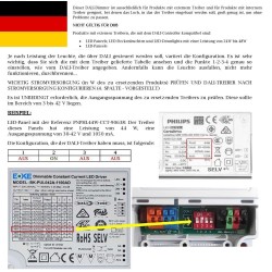 Driver regulable DALI 42W - 3v-42v - 600mA-1100mA - IP20