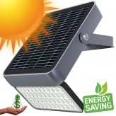 Foco Projector Exterior SOLAR LED 100W - ALL IN ONE- 5000K