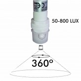 Sensor regulable de Luz - Crepuscular -  Fotoeléctrico -   1-10V
