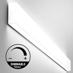 Aplique Linear LED - WASHINGTON BRANCO - 0,5m - 1m - 1,5m - 2m - IP54