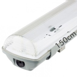comprar Pantalla estanca para dos tubos de led IP65 150cm