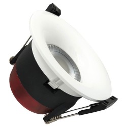 Empotrable LED 8W -  IP65 - Circular Blanco - Dimable - CCT- Especial Baños - Exterior