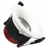 Downlight LED 8W - IP65 - Dimmable - Blanc Circulaire - CCT - Spécial Salles de Bains - Extérieur