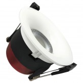 Encastrável LED 8W - IP65 - Regulável - Circular Branco - CCT- Especial Banheiros - Exterior