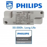 PACK 10 Dalles LED 60x60  44W - Philips CertaDrive - UGR17  - CRI+92