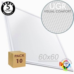 PACK 10 LED Panel 60x60  44W - Philips CertaDrive - UGR79 - CRI+92