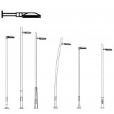 LED Street light 40W LEVI Bridgelux SMD 3030 165Lm/W