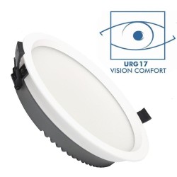 40W LED Downlight Round - Philips CertaDrive - CCT - UGR13