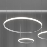 Lámpara LED Colgante Circular Blanco - 54W - SPACE VENUS -  90cm