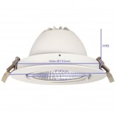 Downlight LED 30W  Philips - CertaDrive - Orientable Rond  - HAMBOURG