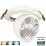 Downlight LED 30W  Philips - CertaDrive - Direcionável Circular  - HAMBURGO