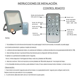 30W LED Outdoor Floodlight  NEW EVOLUTION IP65 Osram Chip - 150Lm/W With motion sensor and remote control