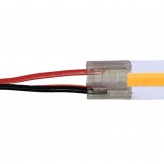 Transparenter Stecker für LED-Streifen - COB + SMD - 8mm - 10mm - IP20