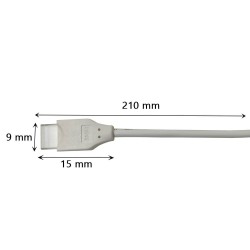 Conector para fitas LED COB + SMD - 8mm - 10mm - IP65