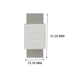 Conector para fitas LED COB + SMD - 8mm - 10mm - IP65